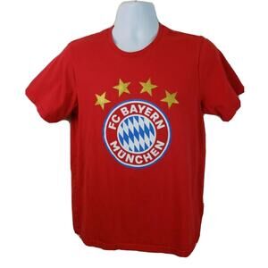 Official Bundesliga Football FC Bayern Munich Red Tshirt Medium